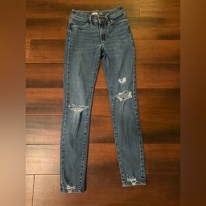 Old Navy Kids Ripped skinny Blue Jeans